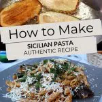 Pinterest Sicily Pasta by Authentic Food Quest