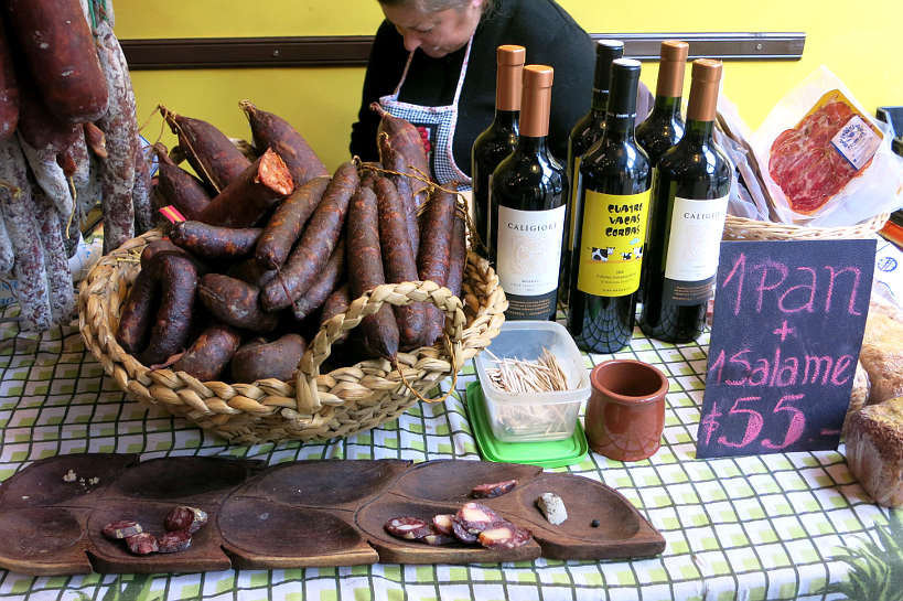 Tasting Salame Feria Organica San Telmo Verde by Authentic Food Quest