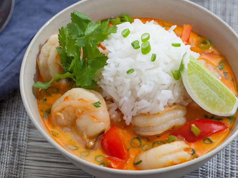 Thai Shrimp Soup Kit Blue Apron by Authentic Food Quest