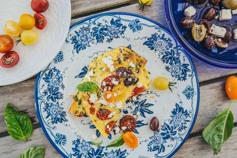 Freshly Meal Kits Grecian Frittata by Authentic Food Quest