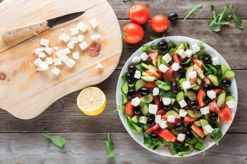 Learning to make Greek Salads All Inclusive Cooking Vacations by Authentic Food Quest