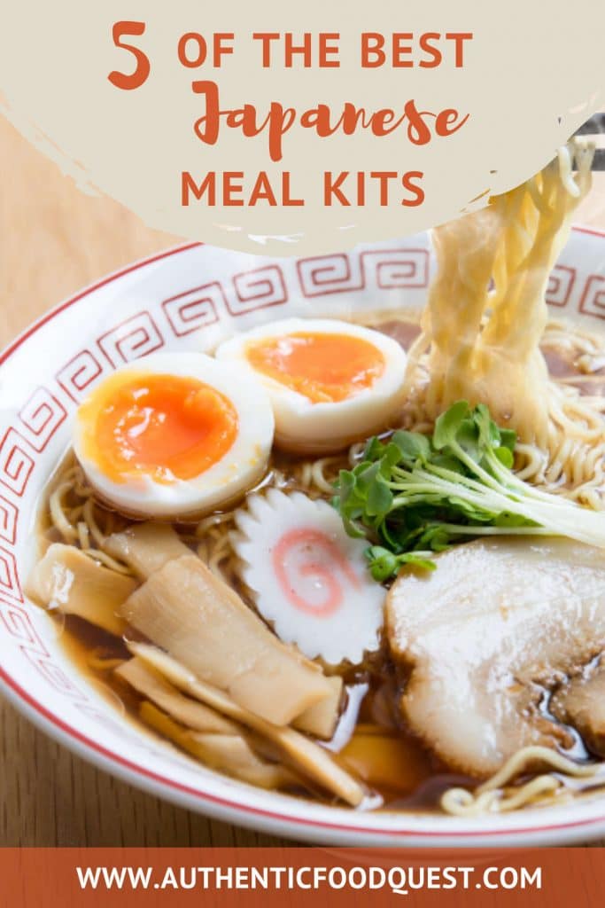Pinterest Japanese Meal Kits by Authentic Food Quest