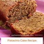 Pinterest Italian Pistachio Torte Recipe by Authentic Food Quest