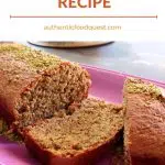 Pinterest Sicily Pistachio Cake Recipe by Authentic Food Quest