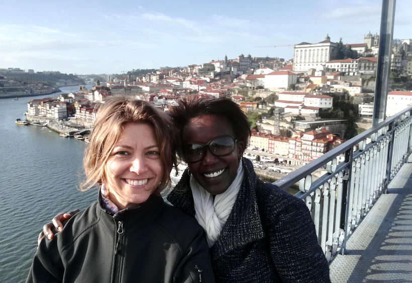 Claire and Rosemary in Porto Portugal by Authentic Food Quest