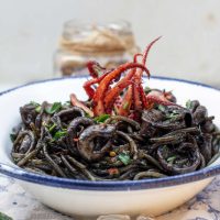 Spaghetti Al Nero Di Seppia by Authentic Food Quest