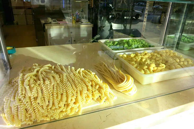 Fresh Pasta in Buenos Aires Pasta Shop by AuthenticFoodQuest
