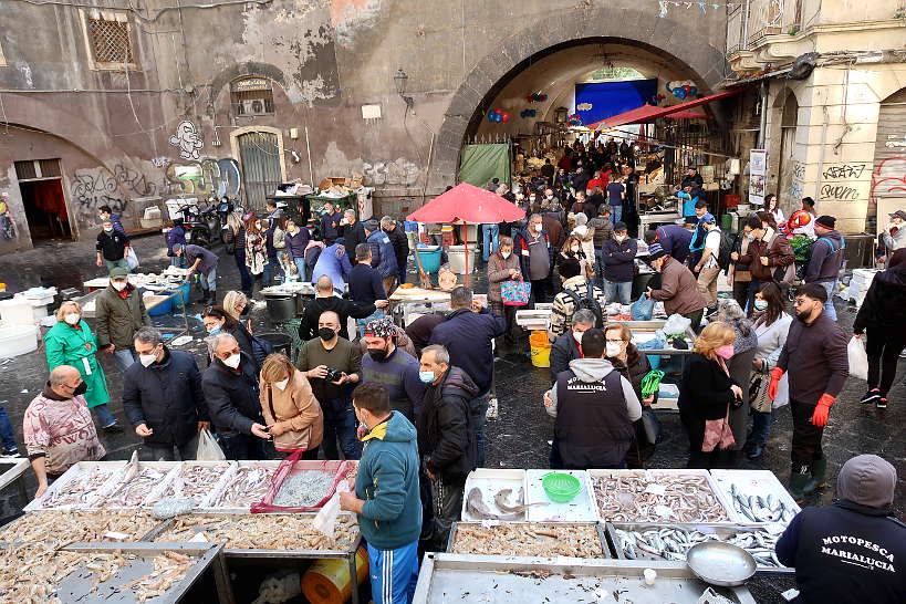Visit Catania Sea food Market Food Tour in Sicily by Authentic Food Quest