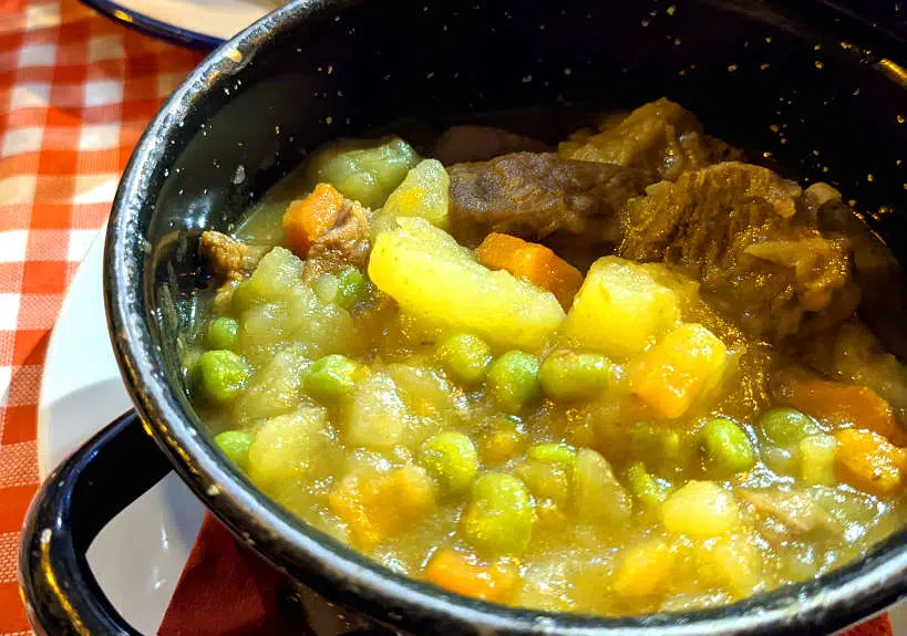 Beef Stew Mangia y Bevi Restaurant in Palermo Sicily by Authentic Food Quest