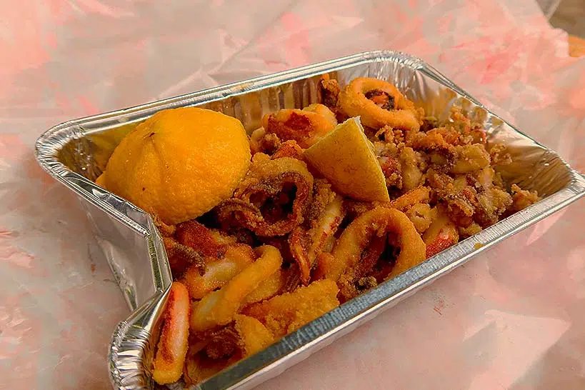 Fried Seafood in Palermo by Authentic Food Quest