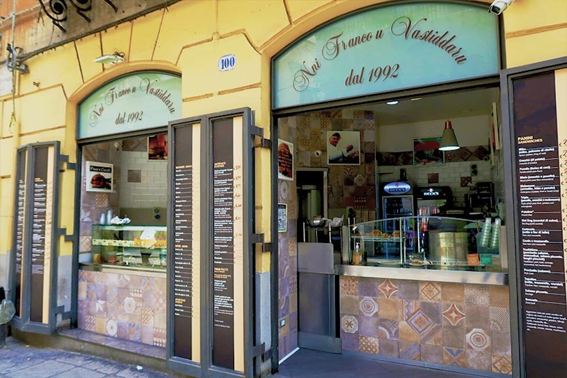Nni Franco U Vastiddaru Stall for Street Food in Palermo by Authentic Food Quest