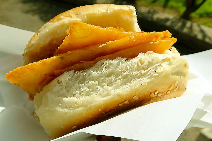 Panelle Sandwich Best StreetFood in Palermo by Authentic Food Quest