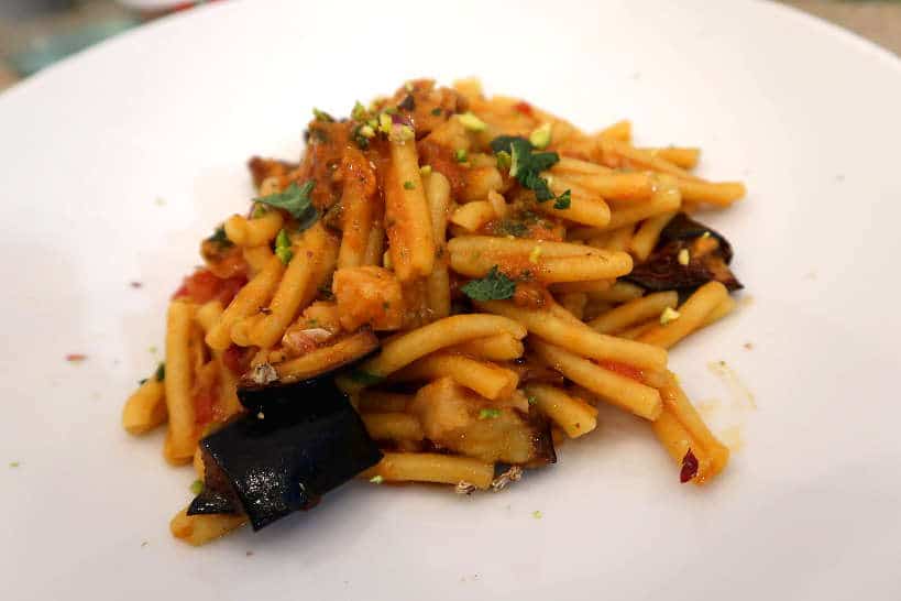 Pasta at Grano Granis Trattoria Typical Sicilian Restaurant by Authentic Food Quest