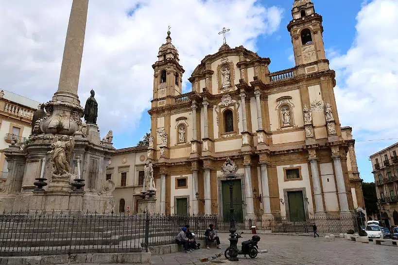 Piazza San Domenico Palermo Street Food Walking Tour Authentic Food Quest