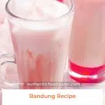 Pinterest Recipe Bandung Drink by AuthenticFoodQuest