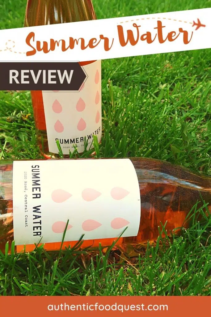 Pinterest Summer Water Rose Winc by Authentic Food Quest