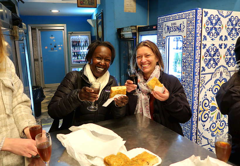 Rosemary and Claire Street Food Tour Palermo by Authentic Food Quest