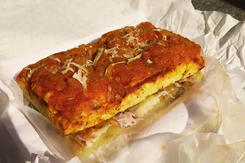 Sfincione Best Street Food in Palermo Sicily by Authentic Food Quest