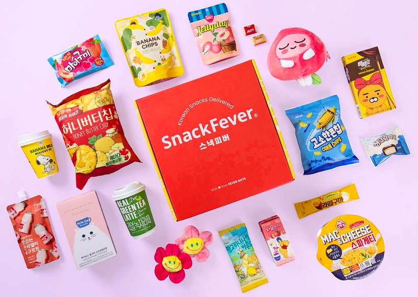 Snack Fever Korean Snacks Box by Authentic Food Quest