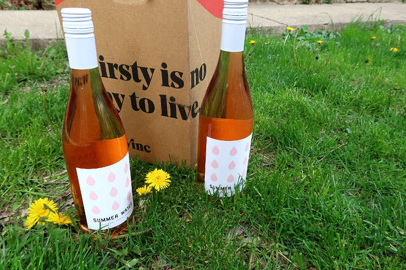 Summer Water Wine Bottles by Authentic Food Quest