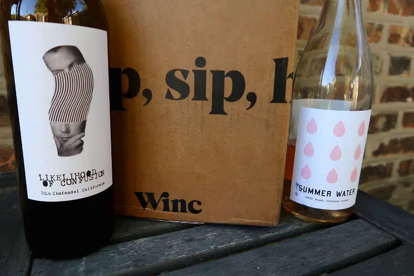 Winc Bottles by Authentic Food Quest