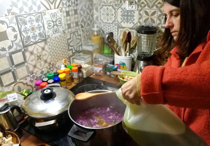 Cooking Purple Cauliflower in Lisbon by Authentic Food Quest