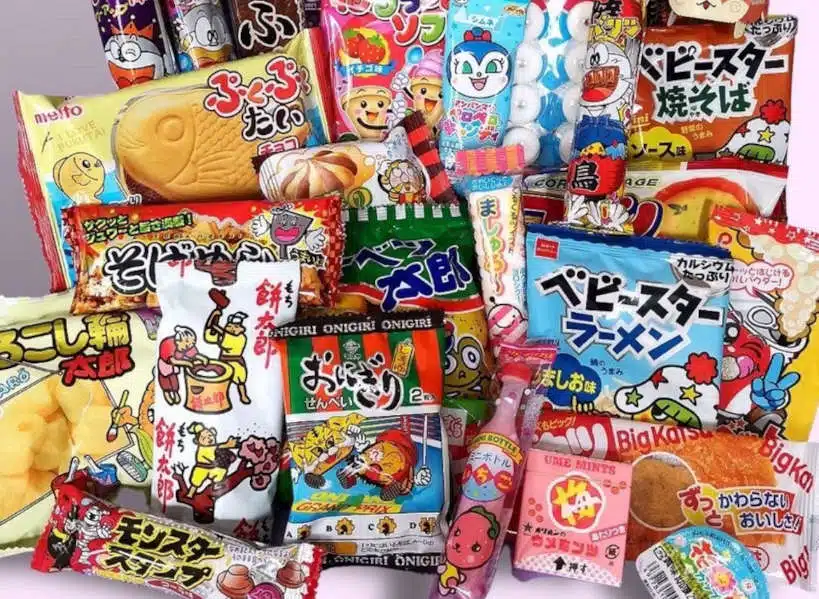 Japanese Snack Box with Korean Snack Assorted (45 Pack with English Pamphlet) - Japanese Candies, Chips, Crackers, and Korean Ramen and