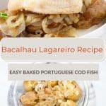 Pinterest Bacalhau Lagareiro Recipe by Authentic Food Quest