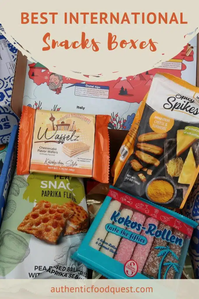 International Snack Boxes by Authentic Food Quest
