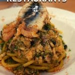 Pinterest Pasta dish at Restaurant Palermo by Authentic Food Quest