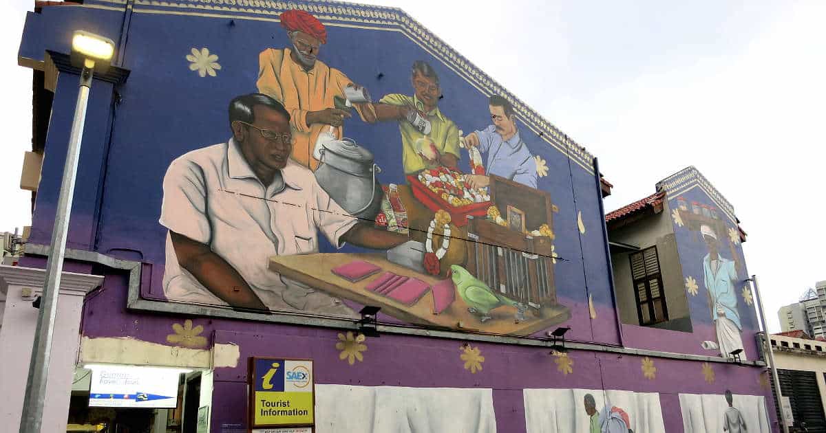 Little India Murals Singapore Food Tours by Authentic Food Quest