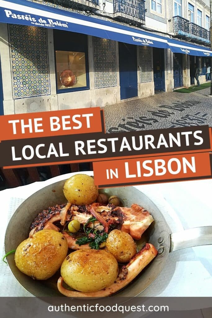 Pinterest Lisbon Local Restaurants by AuthenticFoodQuest