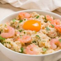 Pour Egg Yolk Acorda Alentejana by Authentic Food Quest