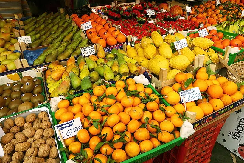 Sicily Marktet Stall Italian Culinary Tour by Authentic Food Quest