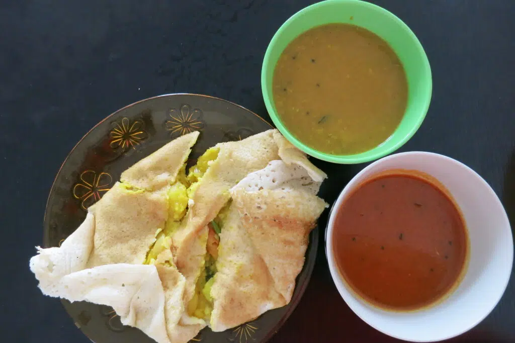 Tasting Roti in Singapore Food Tour by Authentic Food Quest