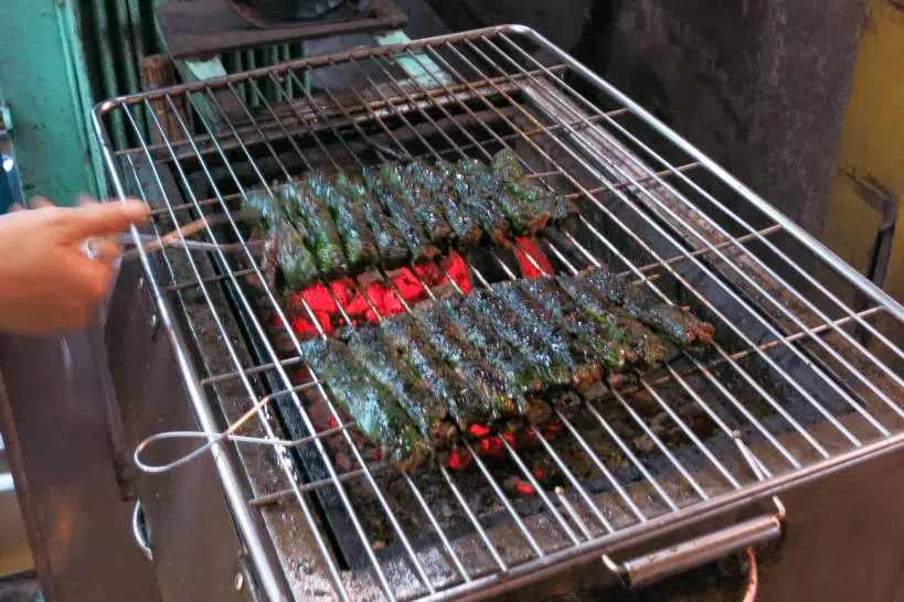 Grilling Bo La Lot Ho Chi Minh Food Tour by Authentic Food Quest