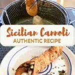 Pinterest Cannoli Recipe by Authentic Food Quest