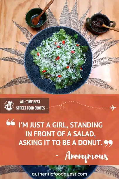 Donut Quotes On Street Food by Authentic Food Quest