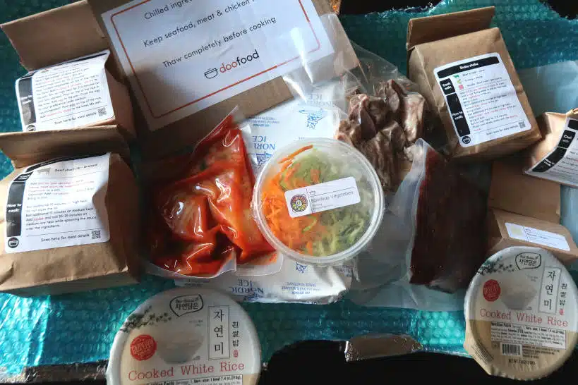 Doofood review Korean Meal Prep by Authentic Food Quest