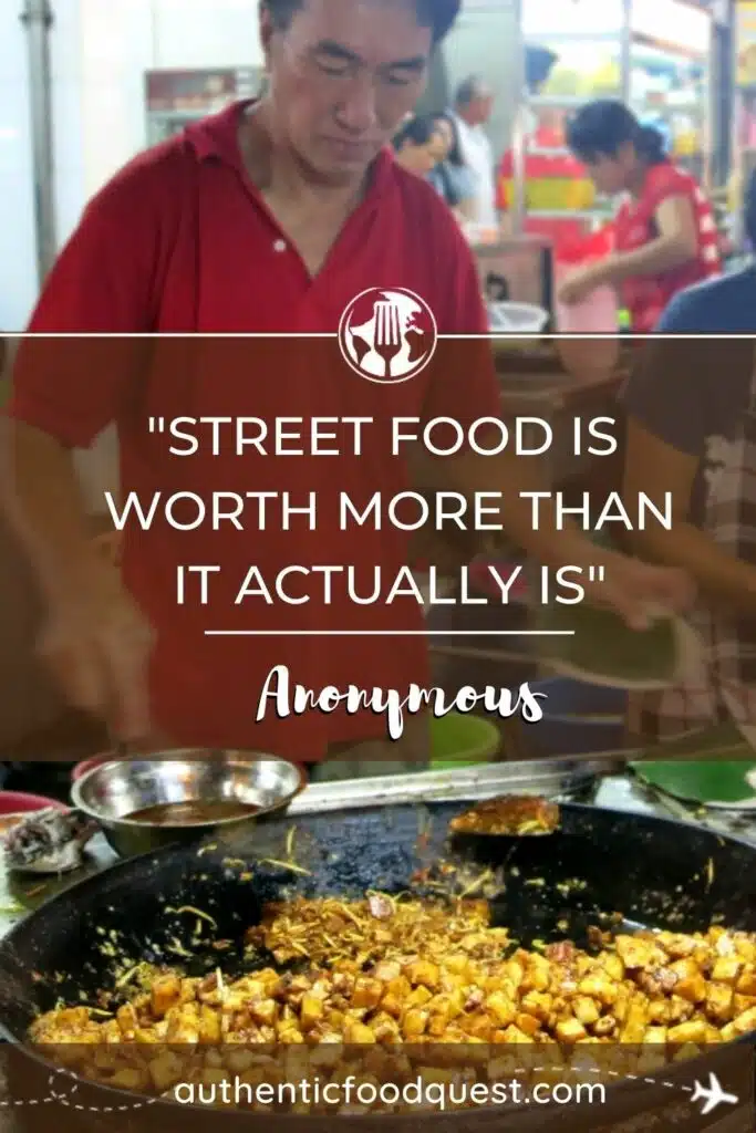 Quote about Street Food by AuthenticFoodQuest