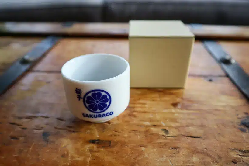 Sake Cup Sakuraco Box by Authentic Food Quest
