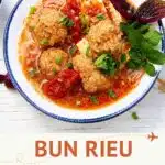 Pinterest Bun Rieu Vietnamese by Authentic Food Quest