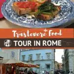 Pinterest Trastevere Food Tour by Authentic Food Quest