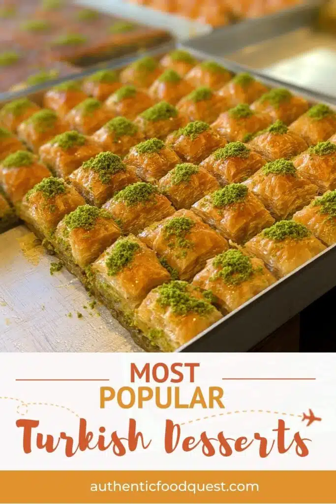 Traditional Turkish Desserts by Authentic Food Quest