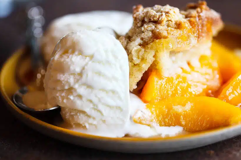 Peach Cobbler Best Food South Carolina by Authentic Food Quest