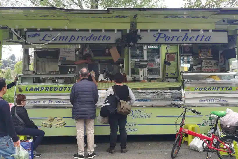 Sandwich Shop Food Markets Florence Italy by Authentic Food Quest