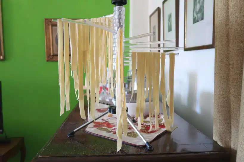 Pasta  Drying Rack Cooking Class In Bologna by Authentic Food Quest