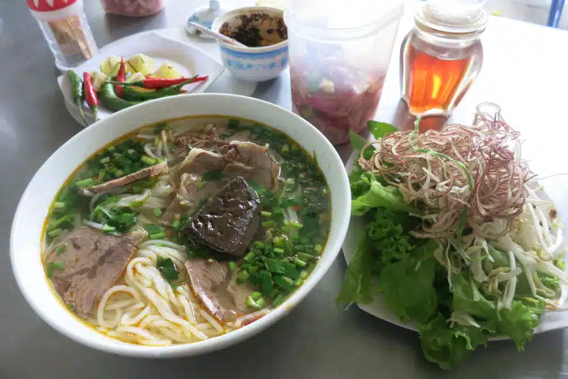 Spicy Noodle Soup Vietnamese Bun Bo Hue by Authentic Food Quest
