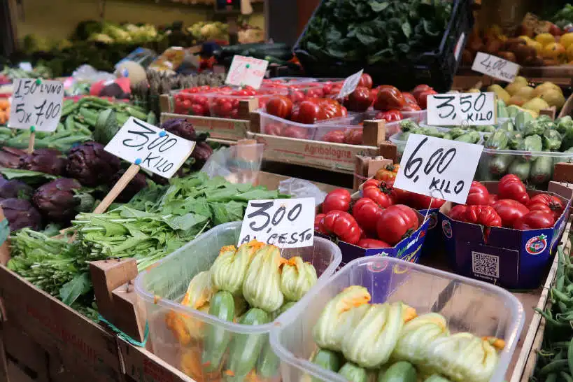 Vegetables Bologna Food Market by Authentic Food Quest