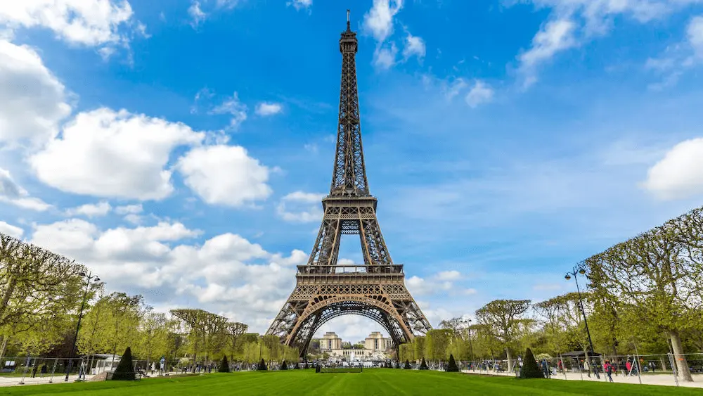 The restaurants at The Eiffel Tower in Paris France